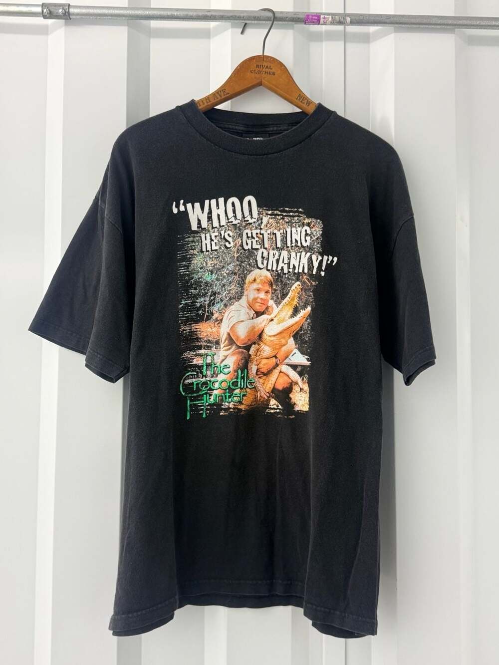 Vintage 1999 The Crocodile Hunter Steve Irwin Graphic T-Shirt rare XL